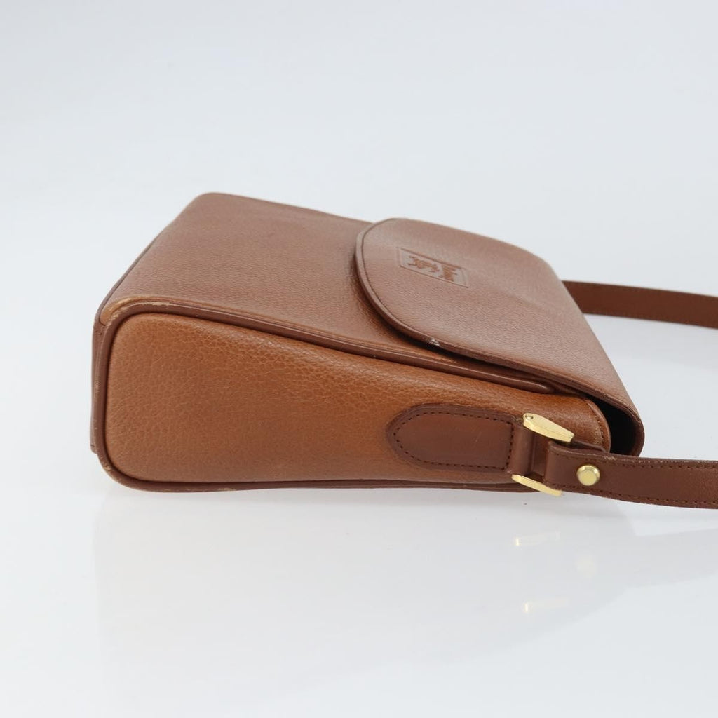 Burberry Vintage Shoulder Bag Leather Brown Leather Shoulder Bag