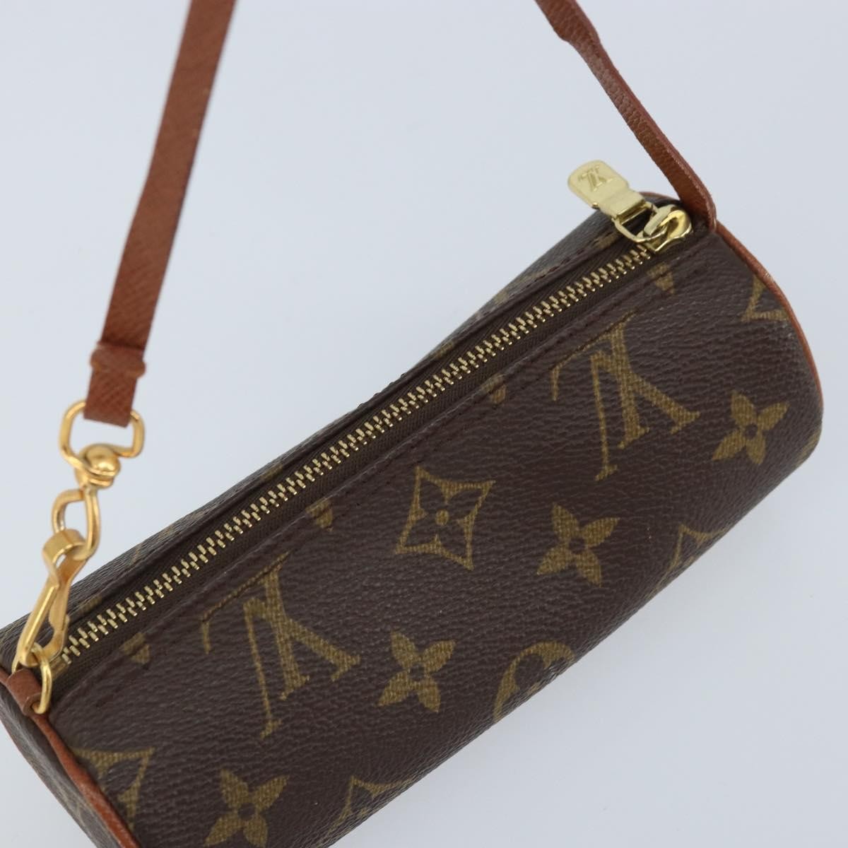 Louis Vuitton Papillon Pochette Monogram Canvas Brown Canvas Clutche & Pouche Bag