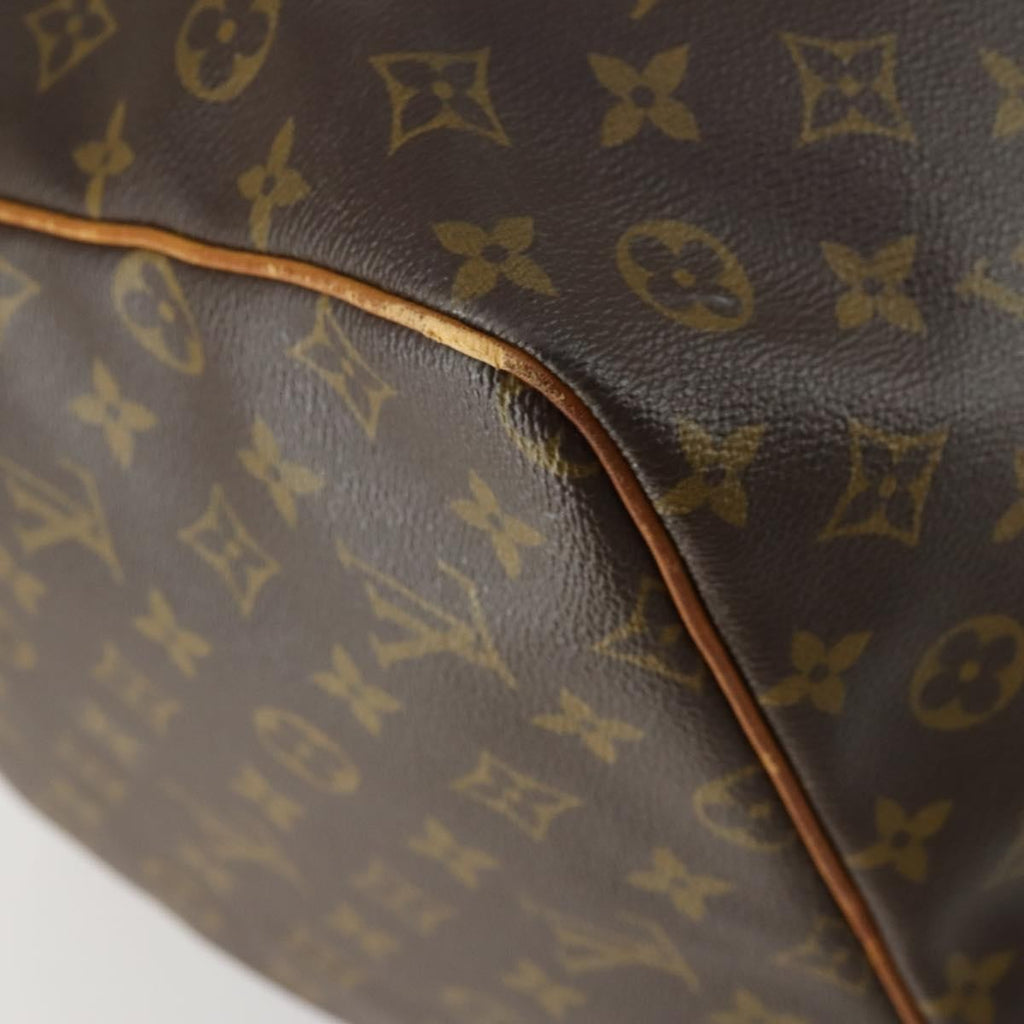Louis Vuitton Keepall Bag Monogram Canvas Brown Canvas Travel Bag