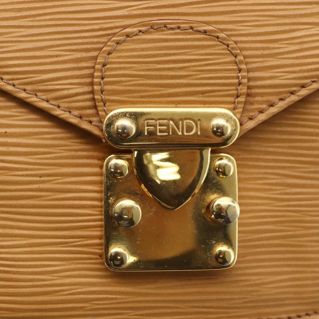 Fendi Vintage Top Handle Bag Zucca Canvas Brown Canvas Handbag
