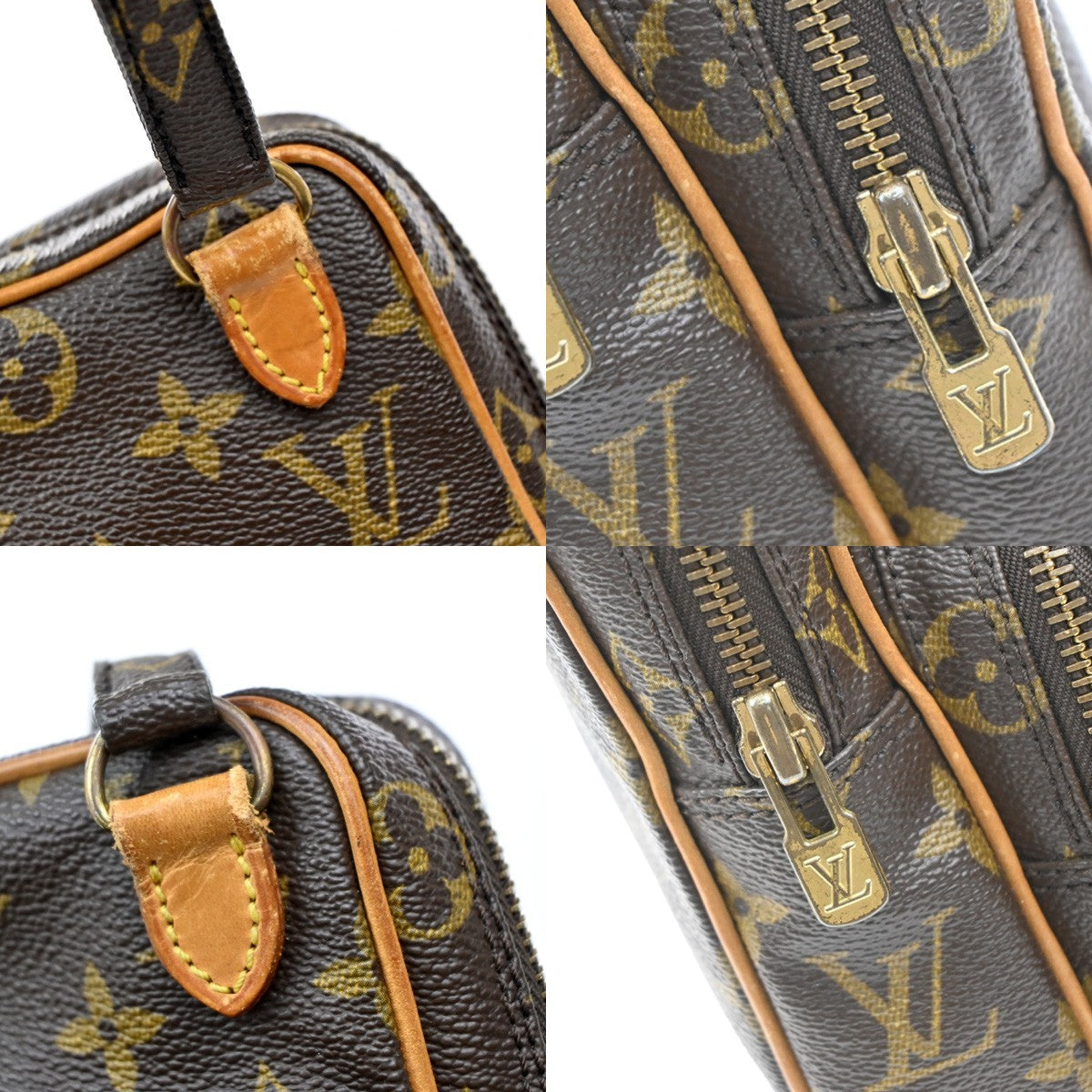 Louis Vuitton Amazone Bag Monogram Canvas Brown Canvas Shoulder Bag