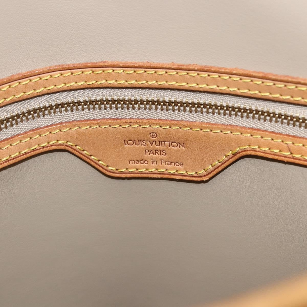 Louis Vuitton Bucket Bag Monogram Vernis Beige Patent_Leather Shoulder Bag