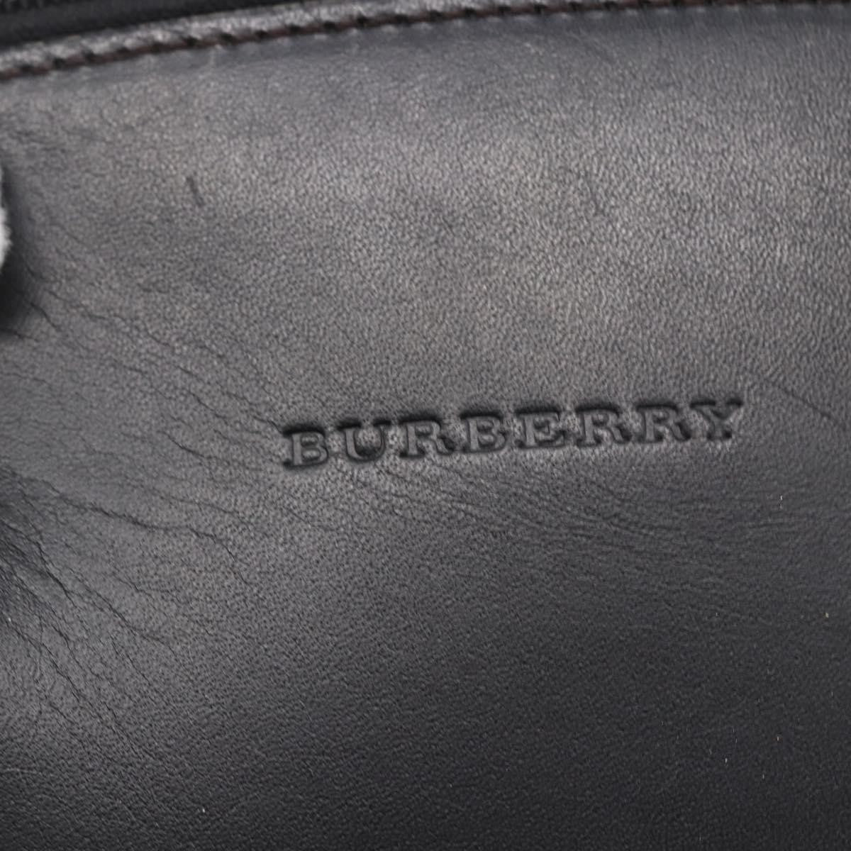 Burberry Vintage Handbag Leather Black Leather Handbag