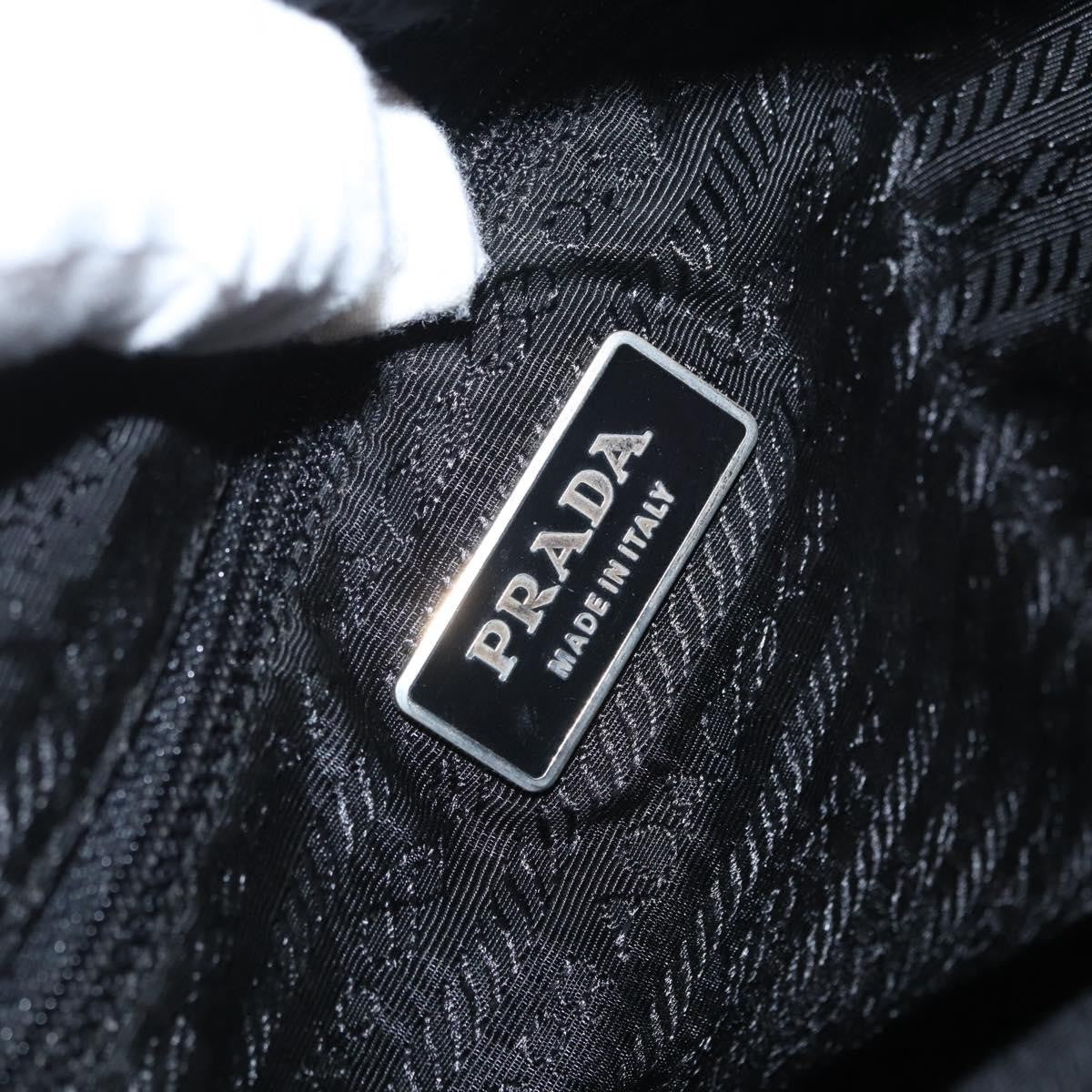 Prada Vintage Zip Tote Tessuto Black Nylon Tote Bag Bag