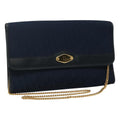 Christian Dior Vintage Trotter Shoulder Bag Canvas Navy Canvas Shoulder Bag Bag (Pre-Owned)