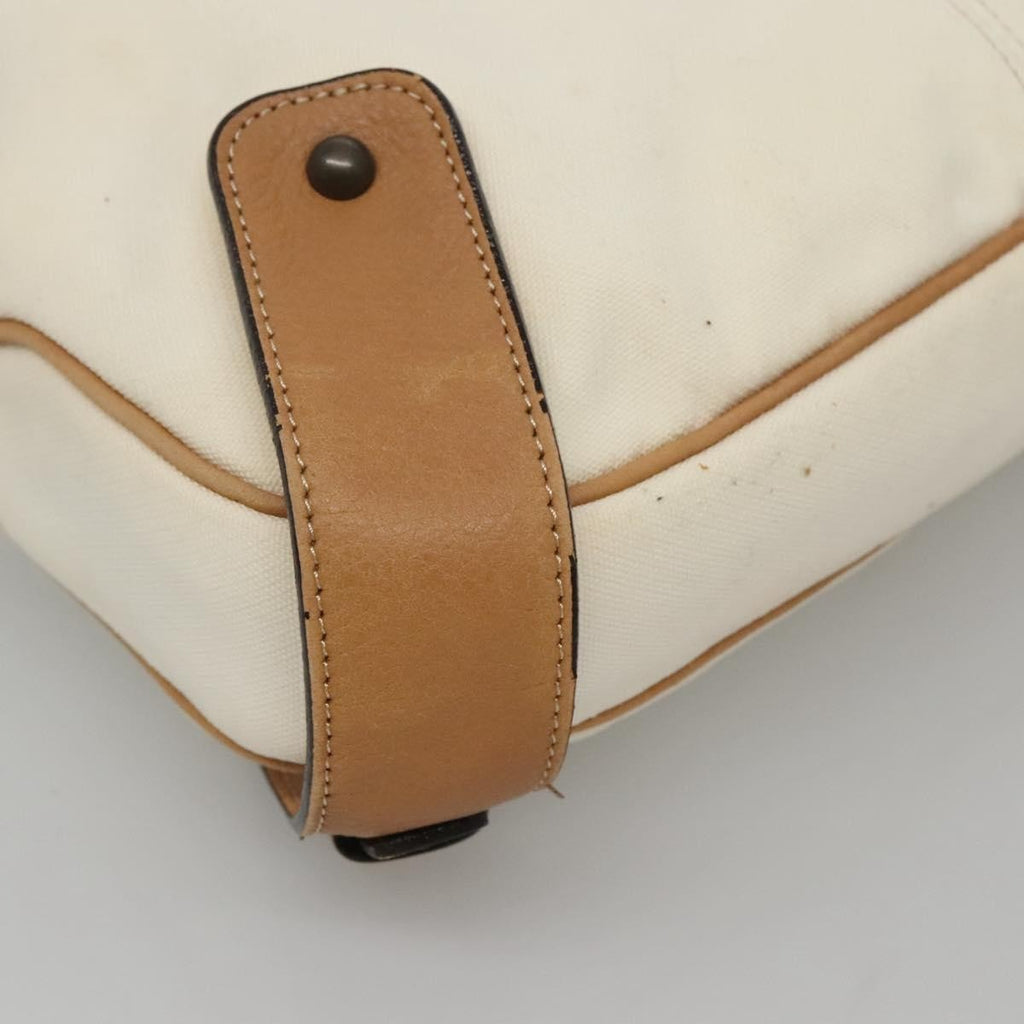 Burberry Blue Label Shoulder Bag Canvas White Canvas Shoulder Bag