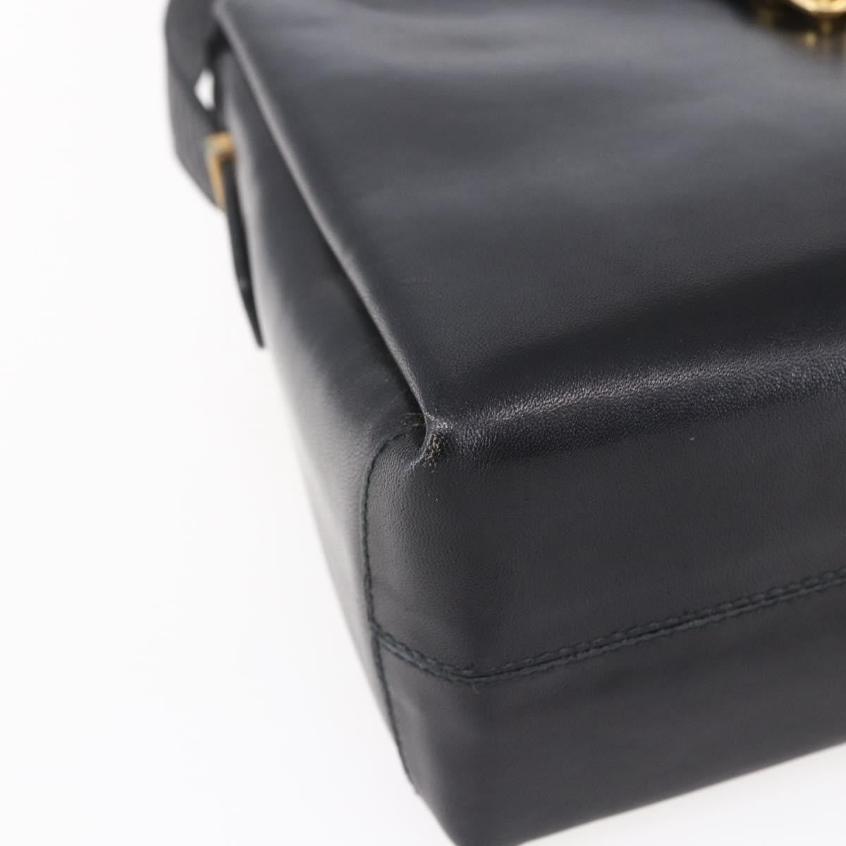 Celine Vintage Shoulder Bag Leather Black Leather Shoulder Bag Bag