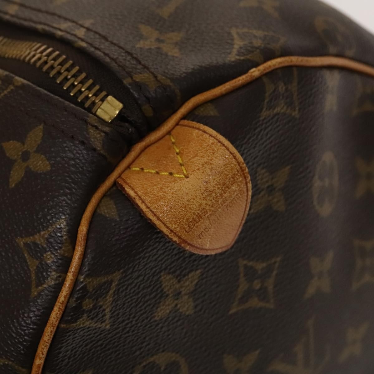 Louis Vuitton Keepall Bag Monogram Canvas Brown Canvas Travel Bag