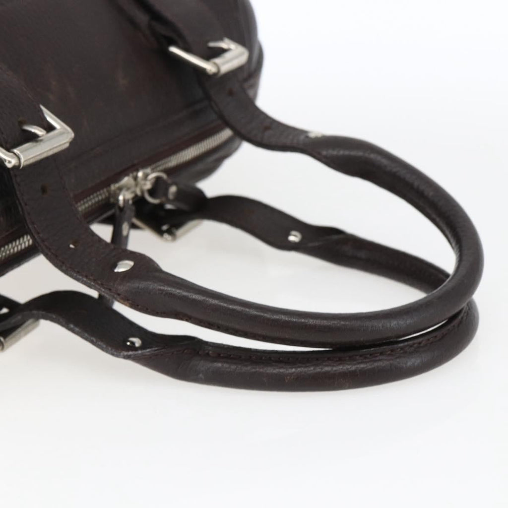 Burberry Vintage Handbag Leather Brown Leather Handbag