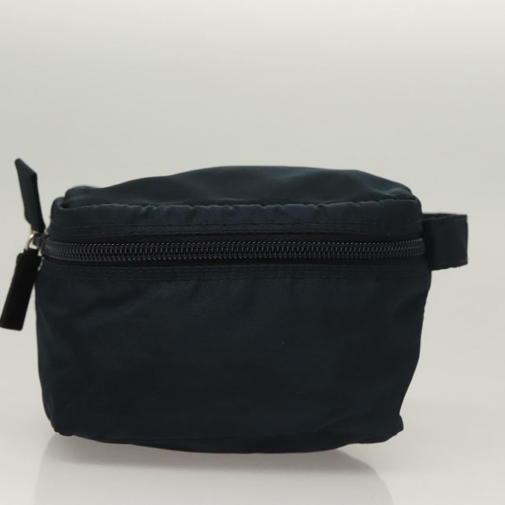 Prada Zip Around Toiletry Bag Tessuto Navy Nylon Clutche & Pouche Bag