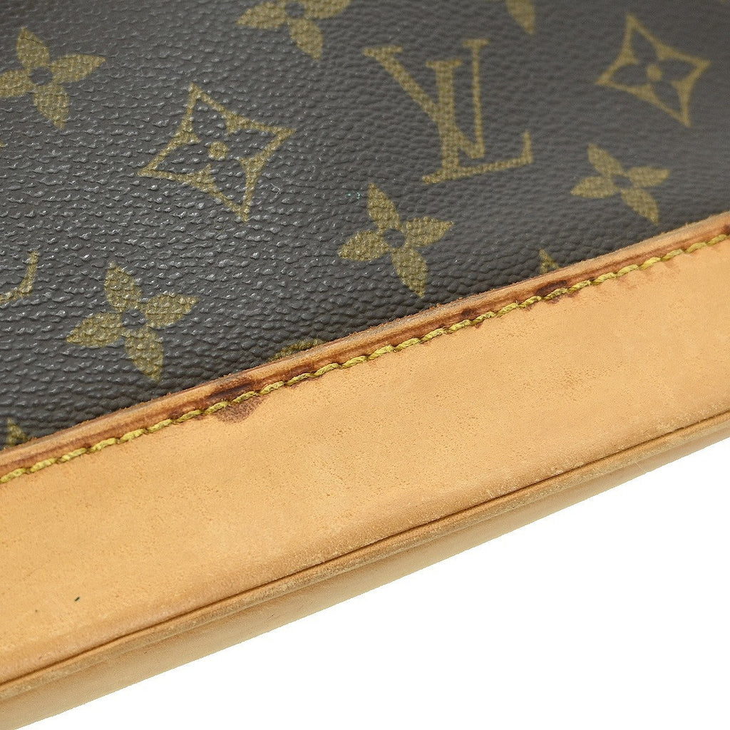 Louis Vuitton Alma Handbag Monogram Canvas Brown Canvas Handbag