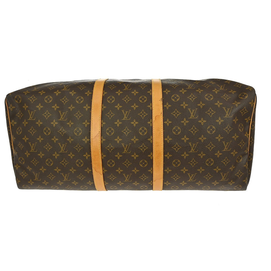 Louis Vuitton Keepall Bag Monogram Canvas Brown Canvas Travel Bag