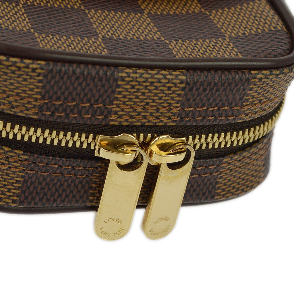 Louis Vuitton Etui Okapi Camera Case Damier Brown Canvas Clutche & Pouche Bag