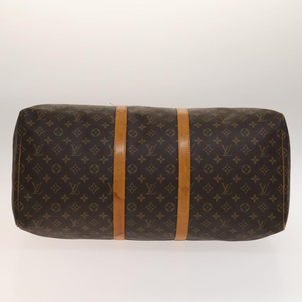 Louis Vuitton Keepall Bag Monogram Canvas Brown Canvas Travel Bag
