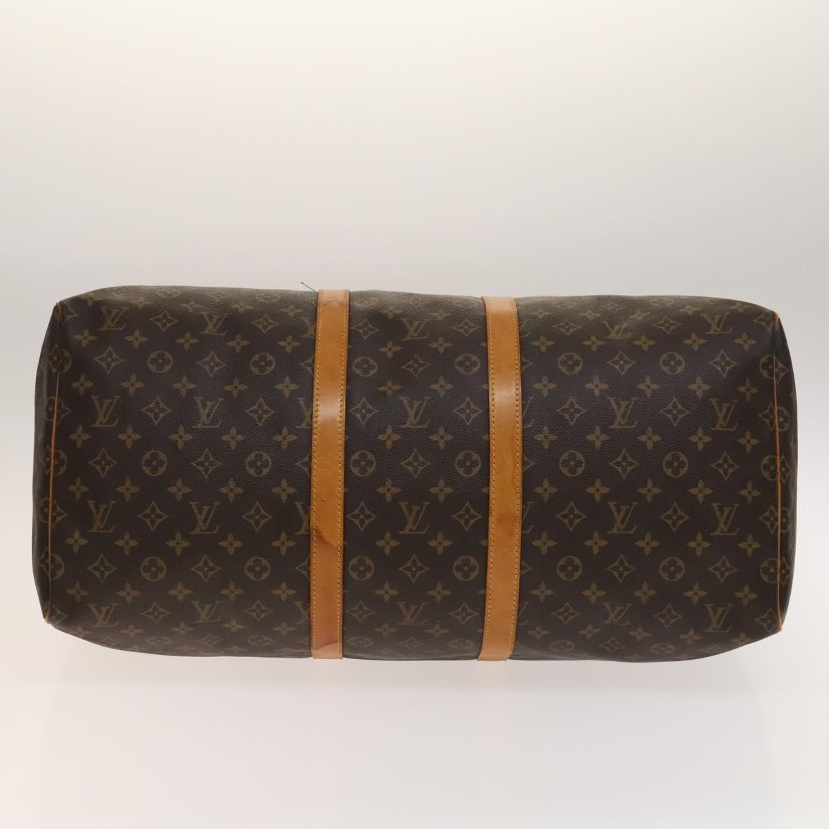 Louis Vuitton Keepall Bag Monogram Canvas Brown Canvas Travel Bag