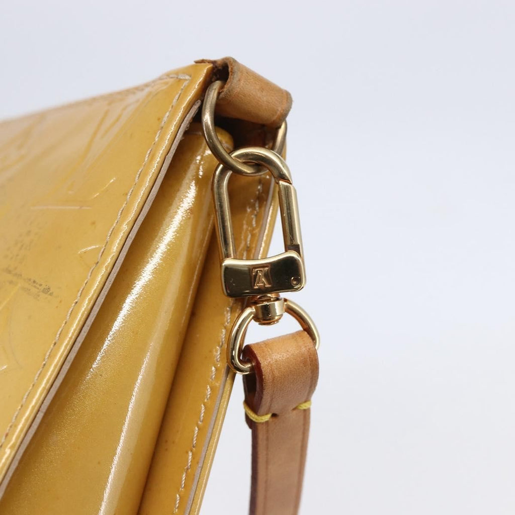 Louis Vuitton Lexington Pochette Monogram Vernis Beige Patent_Leather Clutche & Pouche Bag