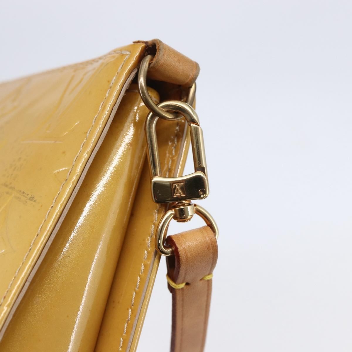 Louis Vuitton Lexington Pochette Monogram Vernis Beige Patent_Leather Clutche & Pouche Bag