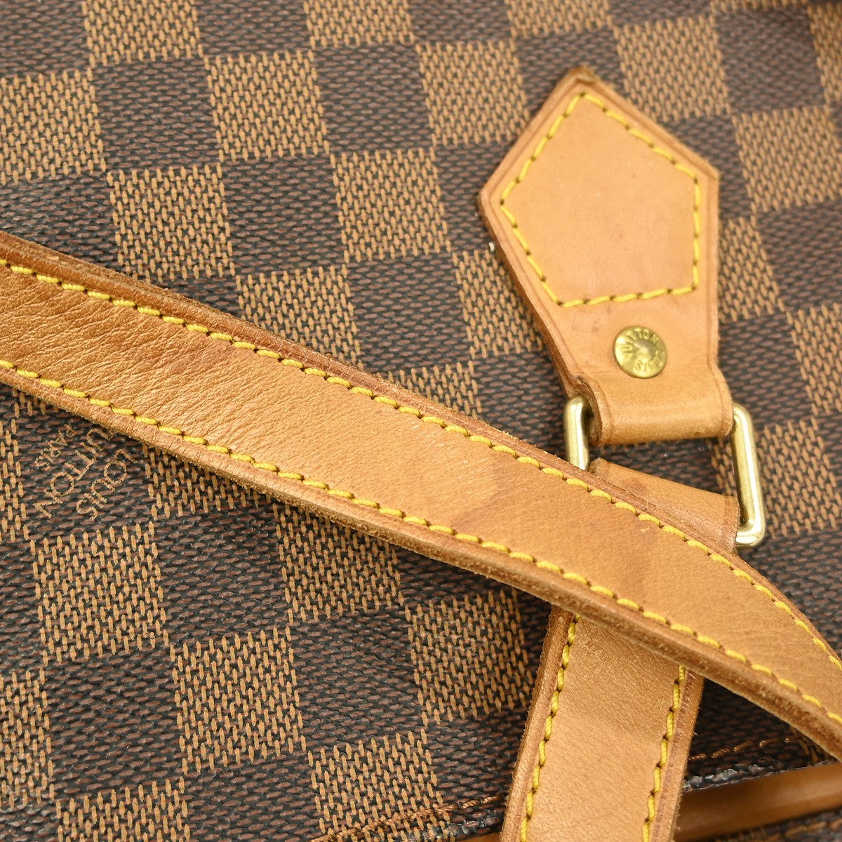 Louis Vuitton Chelsea Handbag Centenaire Damier Brown Canvas Tote Bag