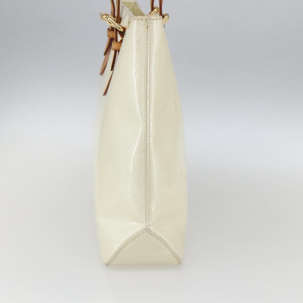 Louis Vuitton Brentwood Handbag Monogram Vernis Beige Patent_Leather Tote Bag