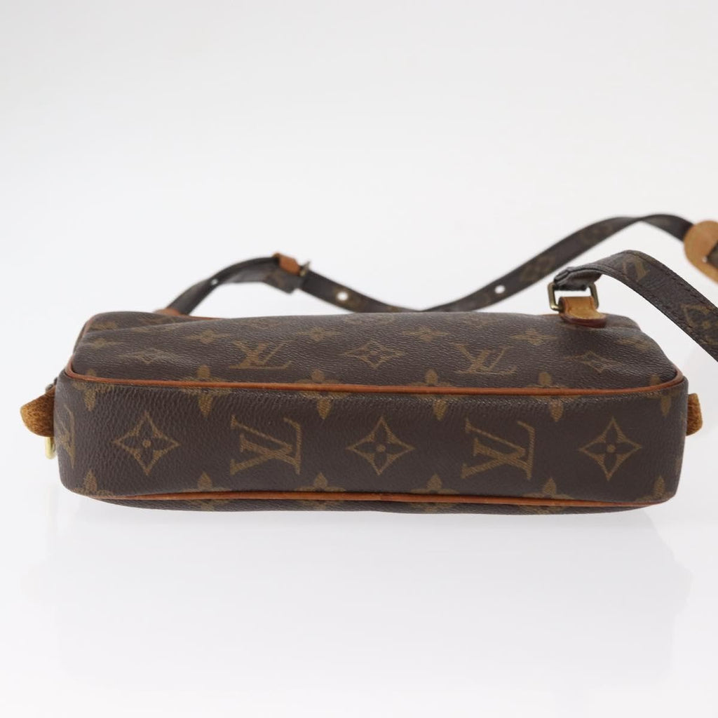 Louis Vuitton Pochette Marly Bandouliere Bag Monogram Canvas Brown Canvas Shoulder Bag