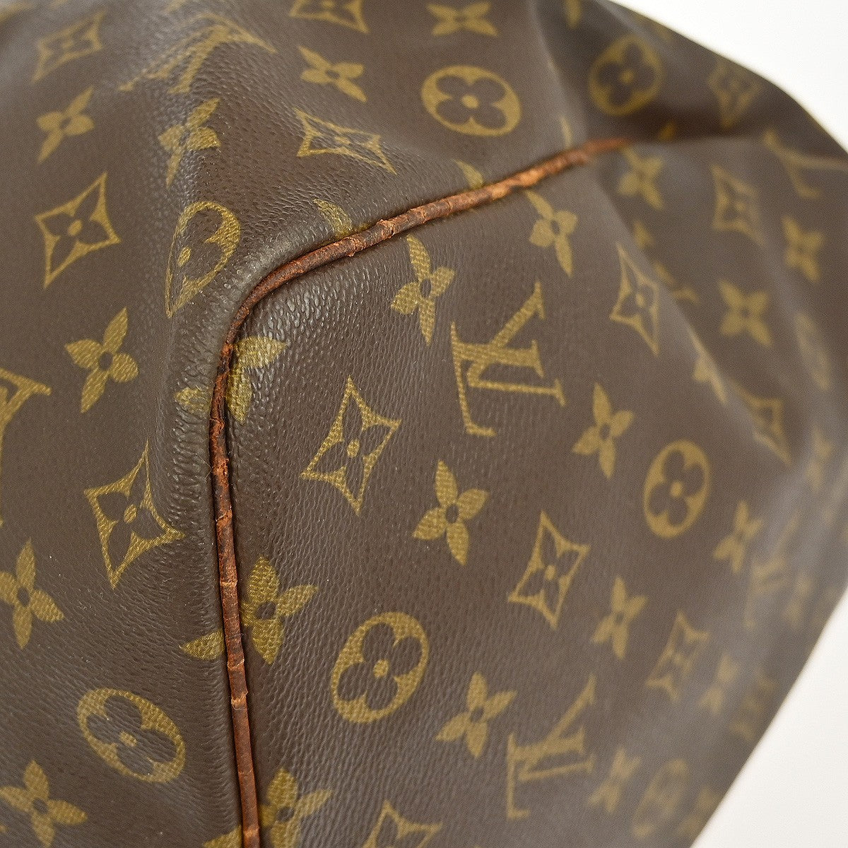 Louis Vuitton Keepall Bag Monogram Canvas Brown Canvas Travel Bag