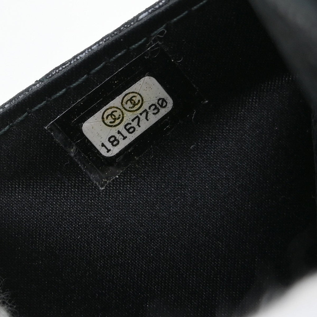 Chanel Wallet On Chain Leather Black Calfskin Crossbody Bag Bag