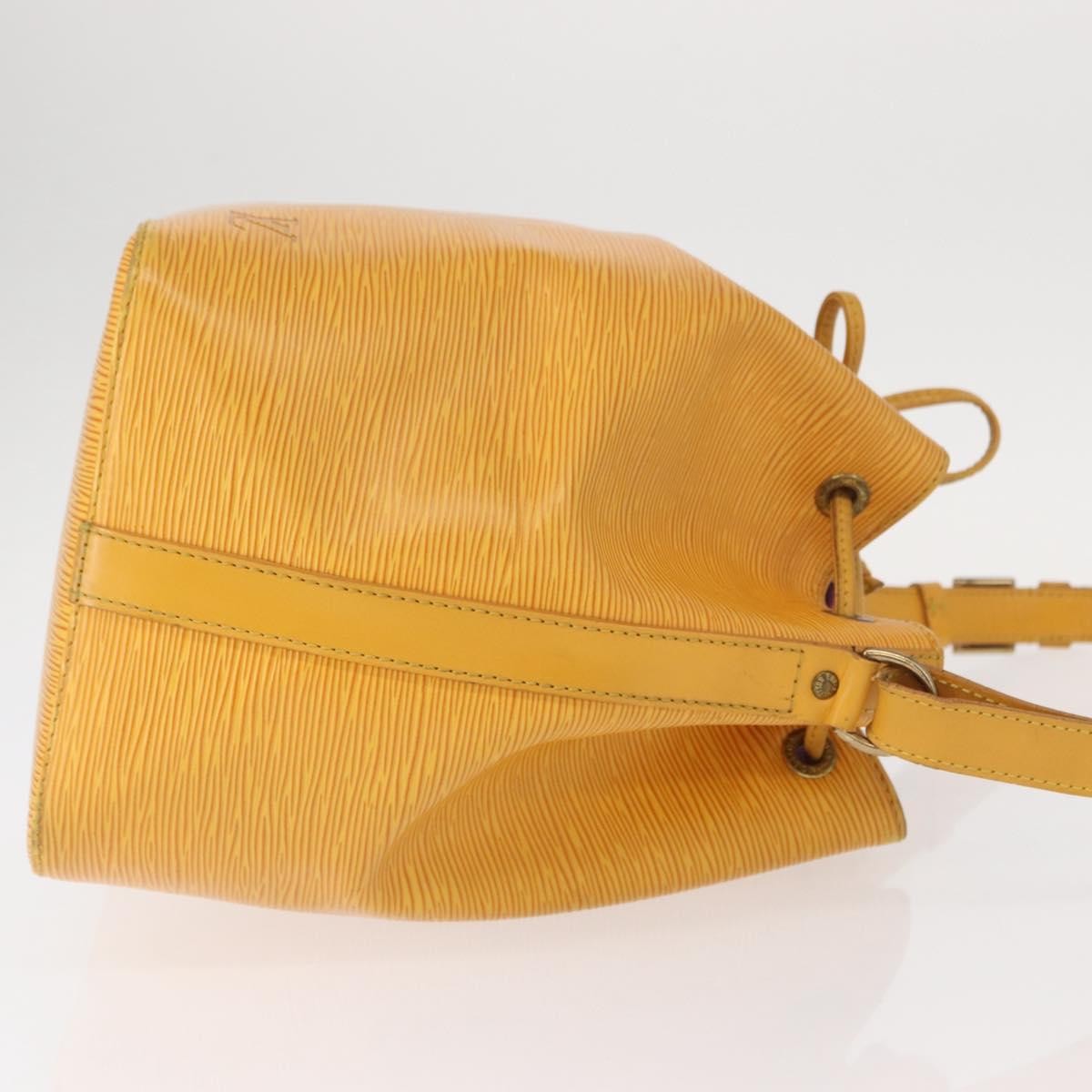 Louis Vuitton Petit Noe Handbag Epi Leather Yellow Leather Shoulder Bag