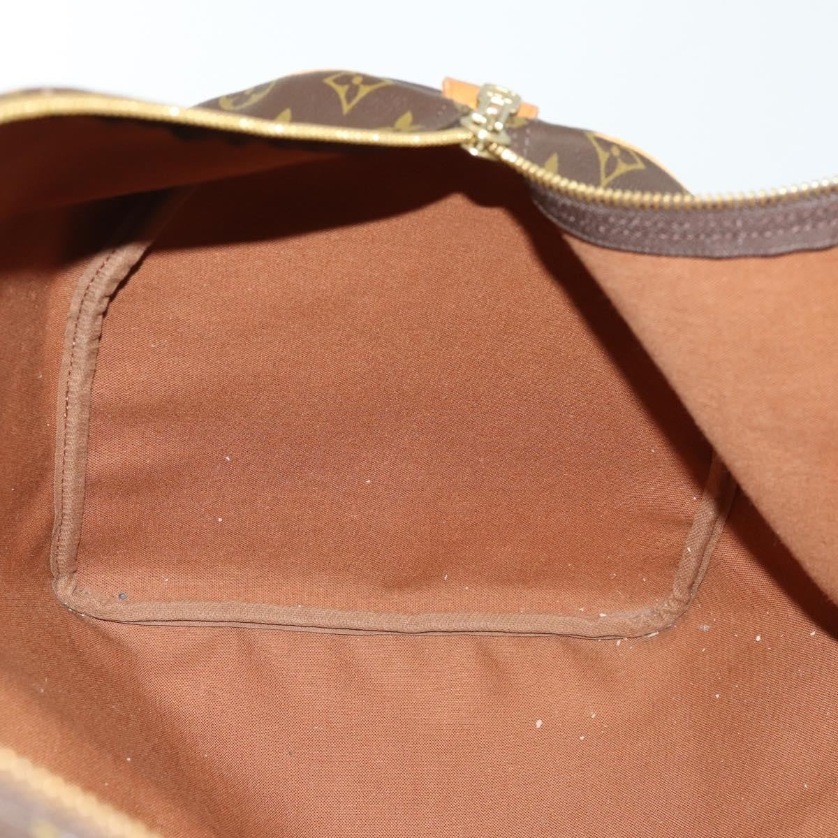 Louis Vuitton Keepall Bag Monogram Canvas Brown Canvas Travel Bag