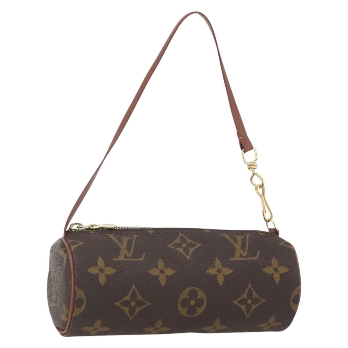 Louis Vuitton Papillon Pochette Monogram Canvas Brown Canvas Clutche & Pouche Bag
