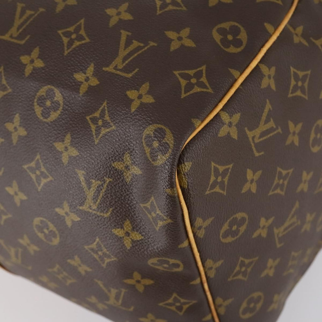 Louis Vuitton Keepall Bag Monogram Canvas Brown Canvas Travel Bag