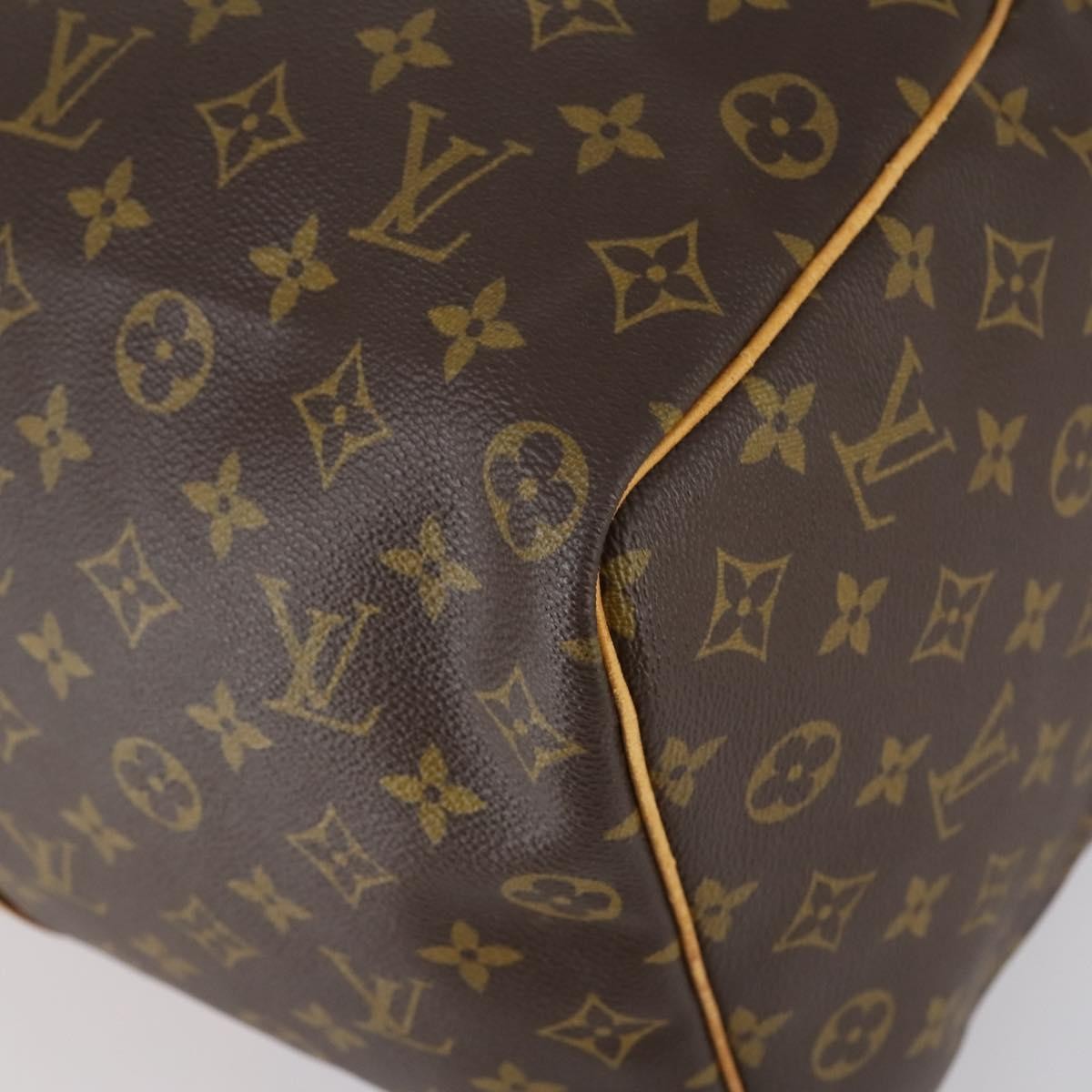 Louis Vuitton Keepall Bag Monogram Canvas Brown Canvas Travel Bag