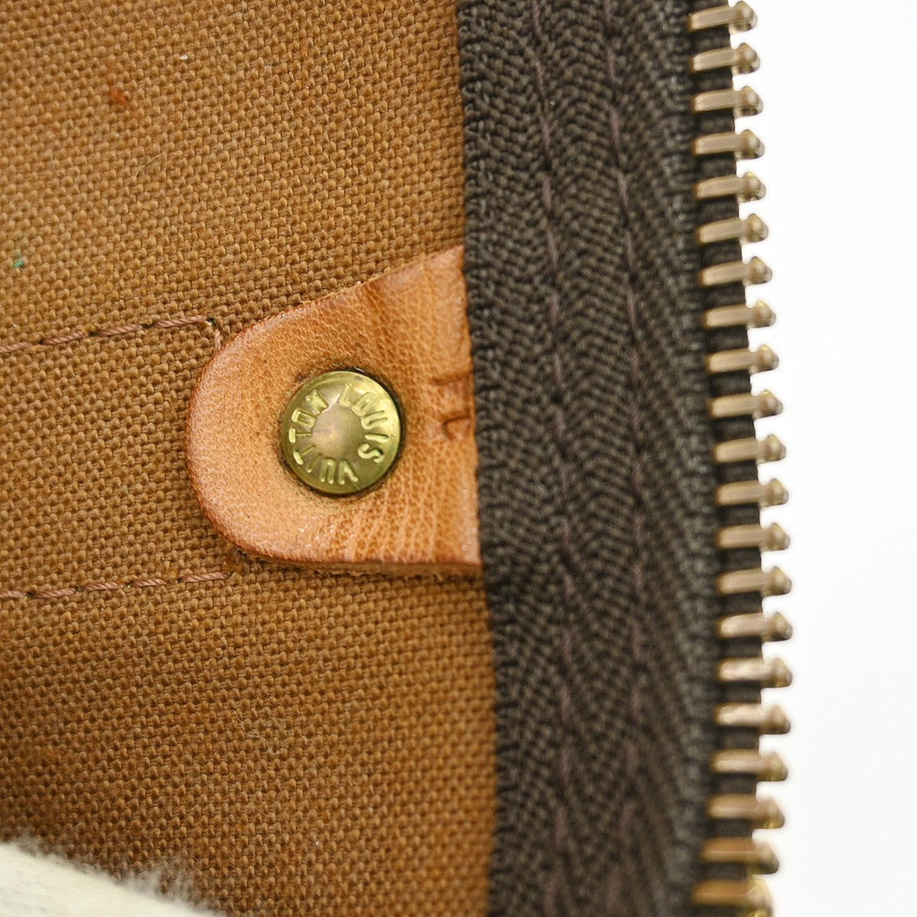 Louis Vuitton Keepall Bag Monogram Canvas Brown Canvas Travel Bag