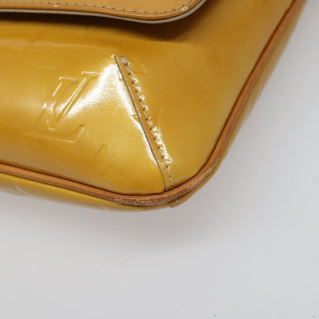 Louis Vuitton Thompson Street Handbag Monogram Vernis Beige Patent_Leather Bag