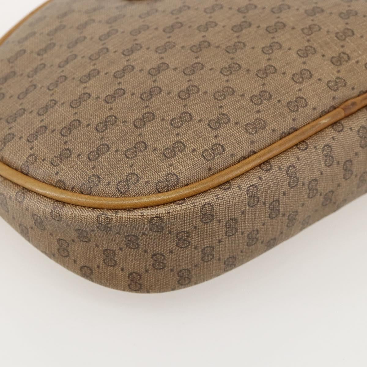 Gucci Micro Gg Supreme Shoulder Bag Gg Canvas Beige Pvc Shoulder Bag Bag (Pre-Owned)