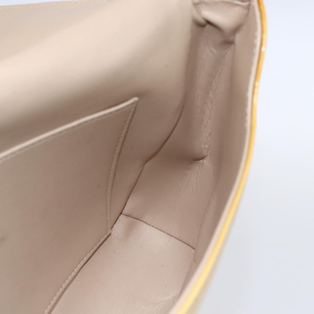 Louis Vuitton Thompson Street Handbag Monogram Vernis Beige Patent_Leather Shoulder Bag