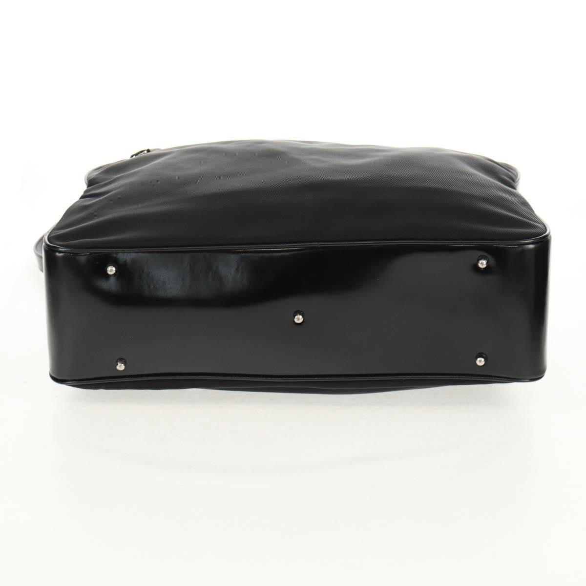 Gucci Vintage Bamboo Handle Bag Nylon Black Nylon Handbag (Pre-Owned)