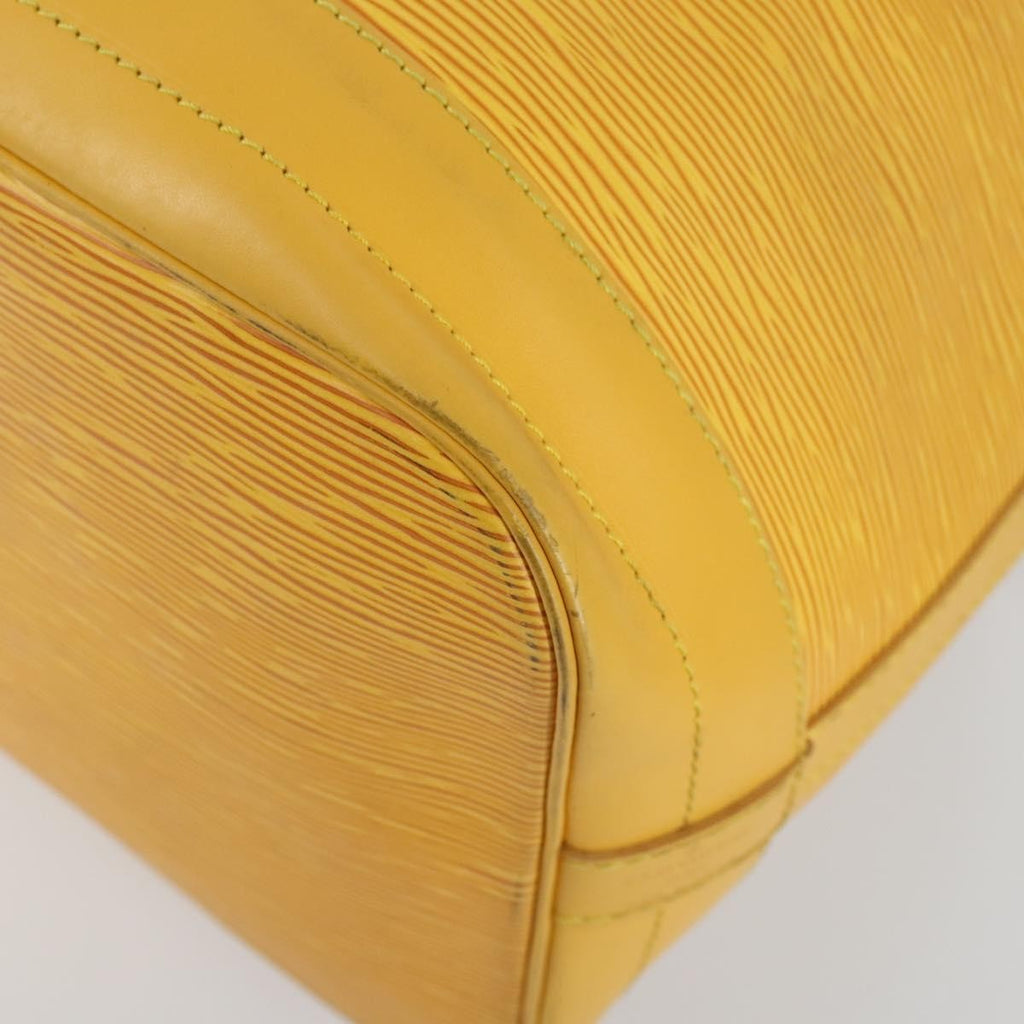 Louis Vuitton Noe Handbag Epi Leather Yellow Leather Shoulder Bag