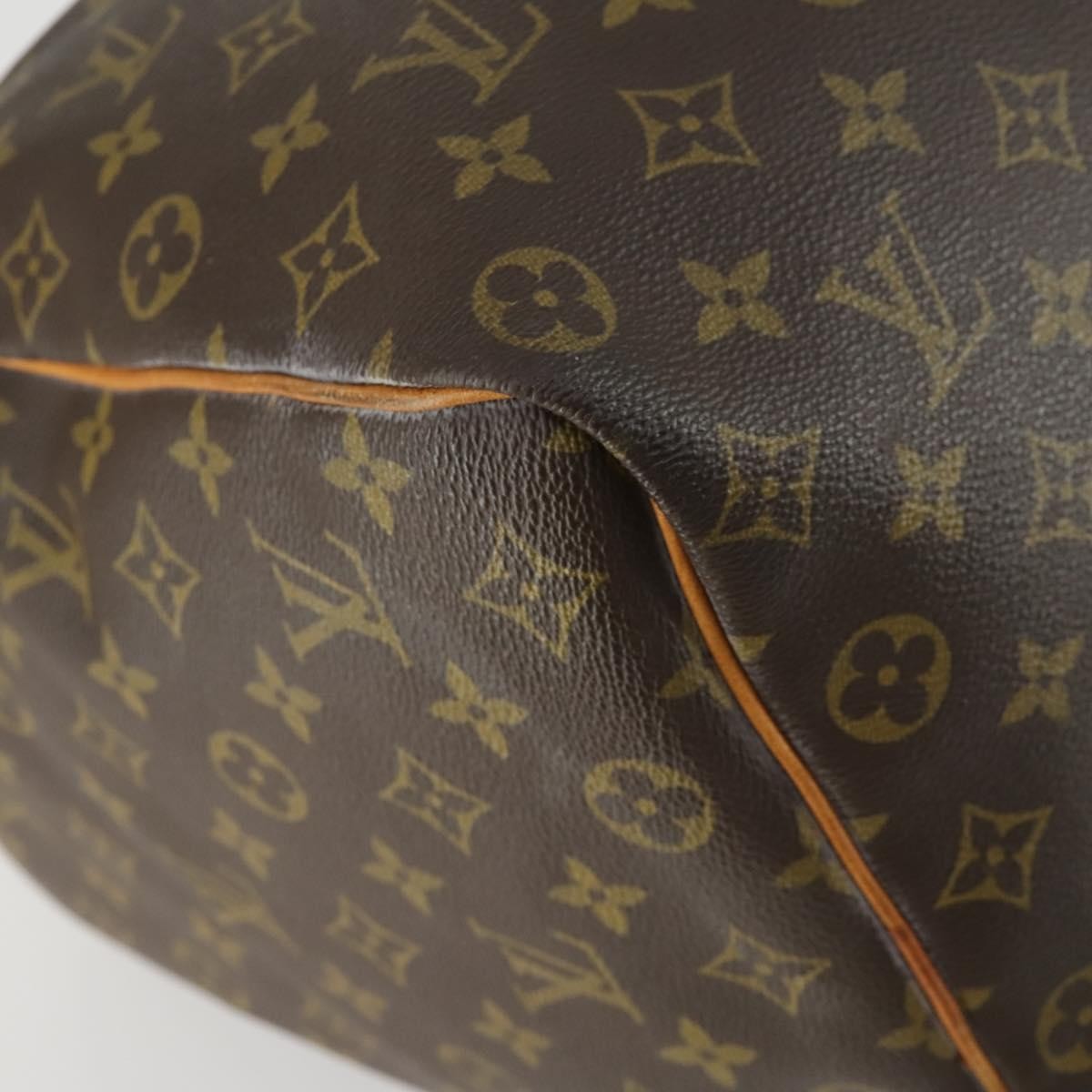 Louis Vuitton Keepall Bag Monogram Canvas Brown Canvas Travel Bag