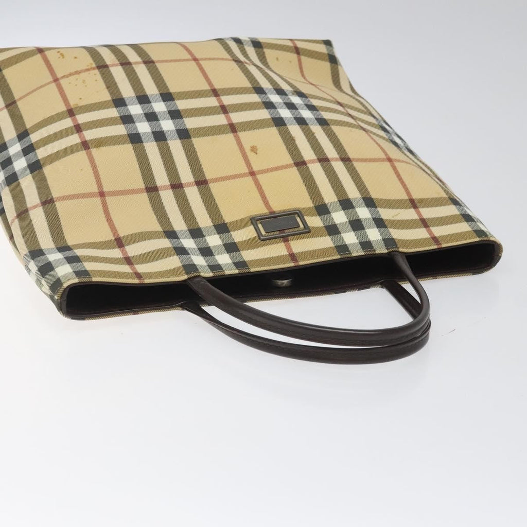 Burberry Nova Check Handbag Nova Check Canvas Beige Canvas Handbag