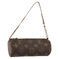 Louis Vuitton Papillon Pochette Monogram Canvas Brown Canvas Clutche & Pouche Bag