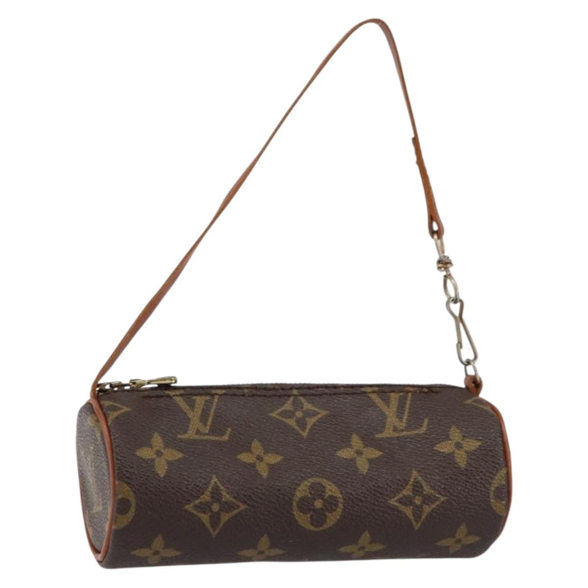 Louis Vuitton Papillon Pochette Monogram Canvas Brown Canvas Clutche & Pouche Bag
