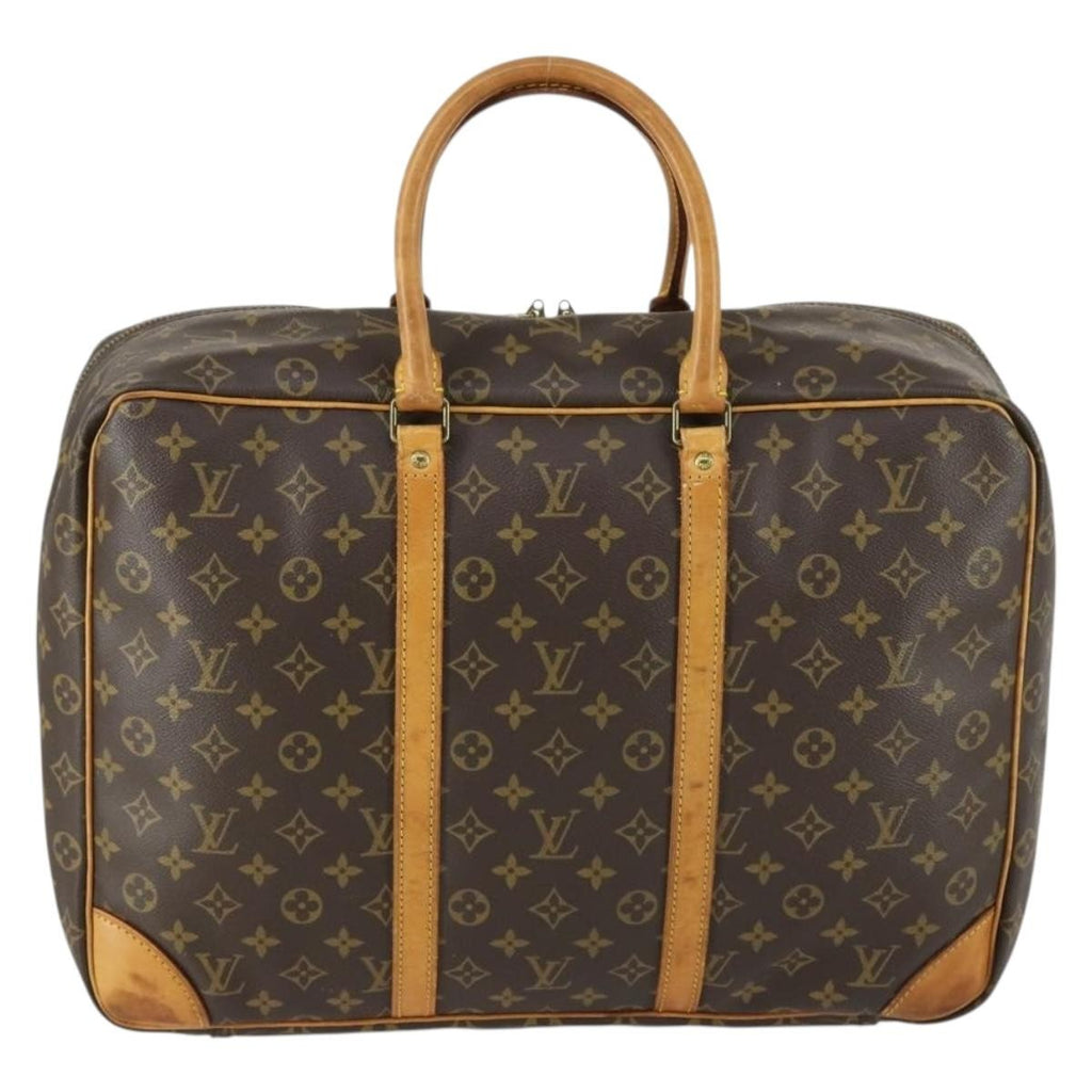 Louis Vuitton Sirius Handbag Monogram Canvas Brown Canvas Travel Bag