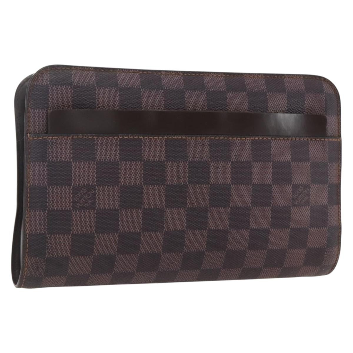 Louis Vuitton Pochette Saint Louis Damier Brown Canvas Clutche & Pouche Bag