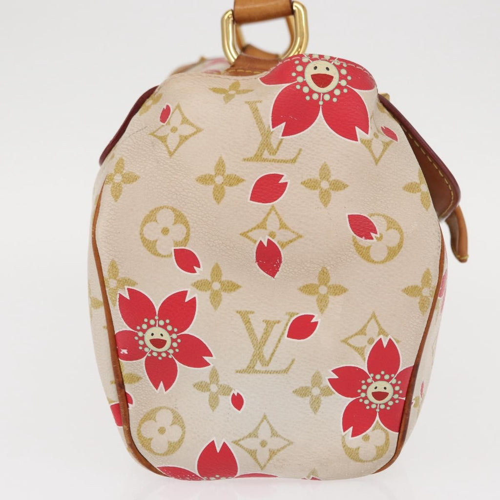 Louis Vuitton Retro Bag Limited Edition Cherry Blossom Monogram White Canvas Handbag