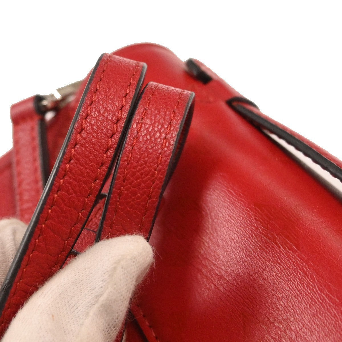 Louis Vuitton Very Messenger Monogram Leather Red Leather Shoulder Bag