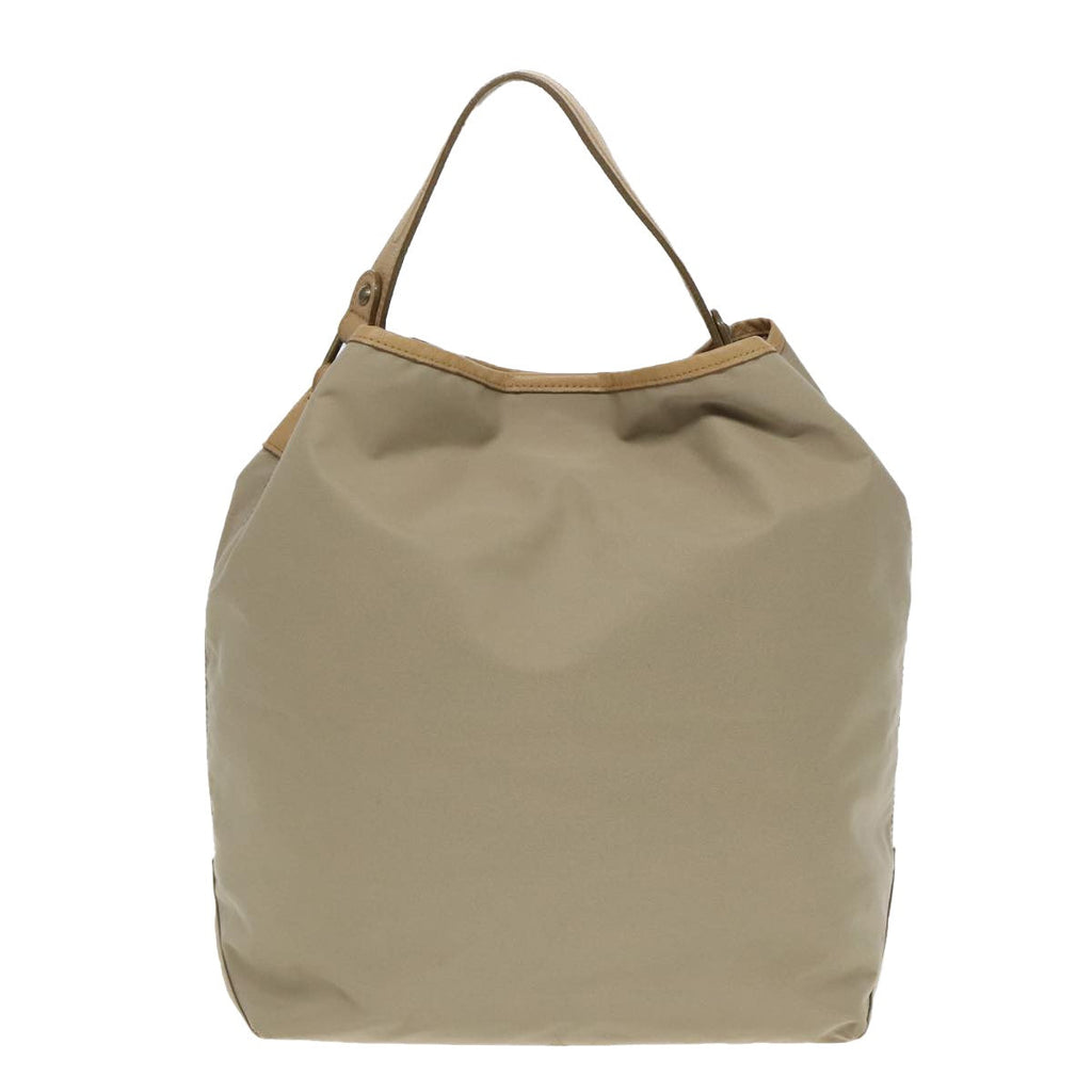 Burberry Blue Label Shoulder Bag Nylon Beige Nylon Shoulder Bag