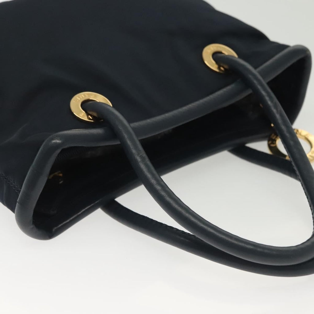 Celine Handbag Nylon Navy Nylon Handbag