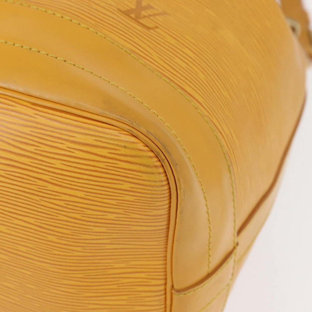 Louis Vuitton Noe Handbag Epi Leather Yellow Leather Shoulder Bag
