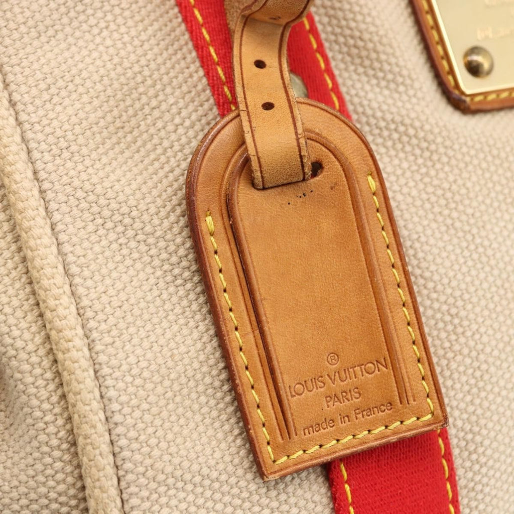 Louis Vuitton Antigua Tote Canvas Beige Canvas Tote Bag