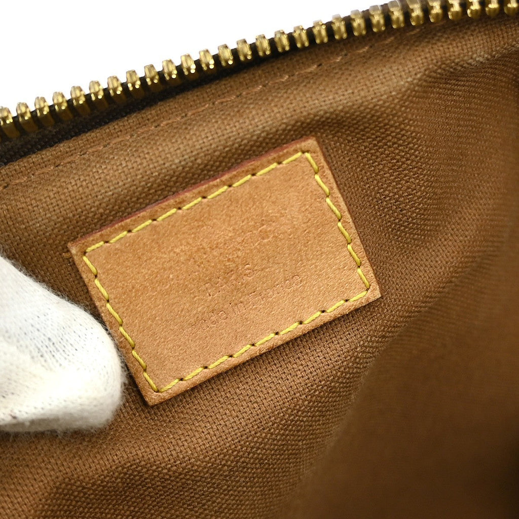 Louis Vuitton Palermo Handbag Monogram Canvas Brown Canvas Tote Bag